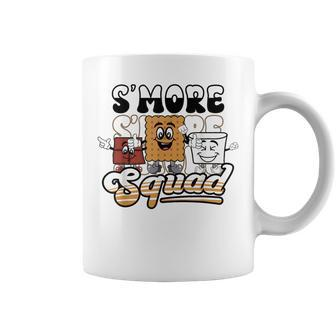 Smores Squad Marshmallow Camping Crew Campfire Matching Coffee Mug | Mazezy CA