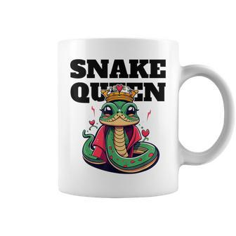 Snake Queen Girls Snake Lover Snake Coffee Mug - Monsterry DE