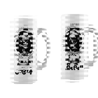 Solar Eclipse 2024 Alien Totality Spring 40824 Alien Coffee Mug - Thegiftio