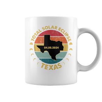 Solar Eclipse 2024 Texas Solar Eclipse Coffee Mug - Monsterry AU