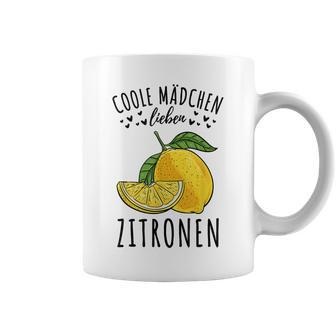 Sommer Coole Mädchen Lieben Zitronen Tassen - Seseable