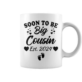 Soon To Be Big Cousin 2024 Baby Announcement Novelty Coffee Mug - Thegiftio UK
