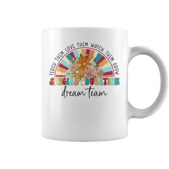 Sped Squad Dream Team Special Education Ed Groovy Teacher Coffee Mug - Seseable