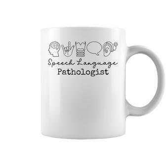 Speech Therapy Language Pathologist Mental Slp Women Coffee Mug - Monsterry AU
