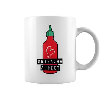Sriracha Addict For Hot Sauce Lovers Coffee Mug - Monsterry DE