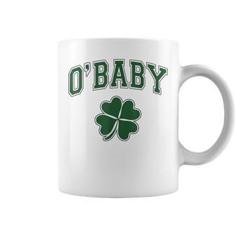 St Patrick's Day Pregnancy Announcement O'baby St Patty's Coffee Mug | Mazezy