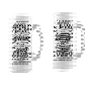 Stepdad Of Awesome Step Daughter Birthday For Step Dad Coffee Mug - Thegiftio UK