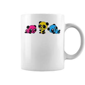 Subtle Pansexual Panda Pride Pan Flag I'm Pan-Duh Lgbtq Coffee Mug - Monsterry UK