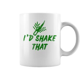 Sukkot I'd Shake That Four Species Lulav Etrog Jewish Coffee Mug - Monsterry AU