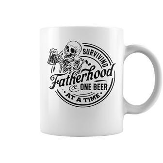 Surviving Fatherhood One Beer At A Time Fathers Day Coffee Mug - Thegiftio UK
