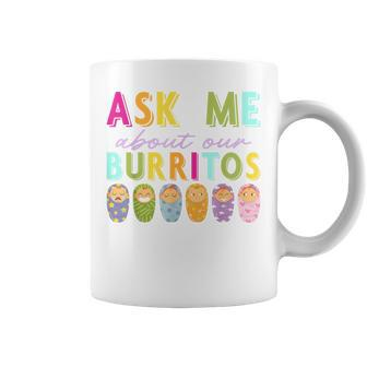 Taco Burrito Infant Care Mexican Food Quesadilla Burrito Coffee Mug | Mazezy