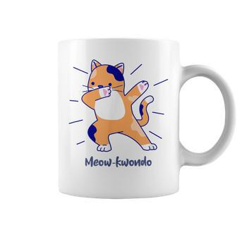 Taekwondo For Calico Cats Martial Arts Coffee Mug - Monsterry UK
