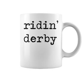 Talk Derby To Me Horse Racing Ridin Derby 2024 Women Coffee Mug - Seseable