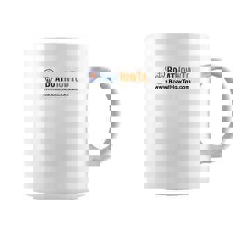 Tasse Blanc Logo BoatHowTo.com, Mode Nautique Quotidienne - Cadeauxyz
