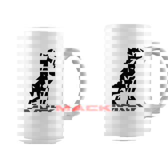 Tasse Blanc Logo Mack Chien Debout, Mode Homme - Cadeauxyz