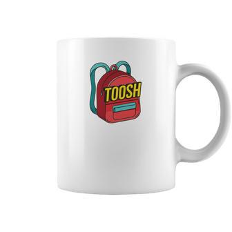 Tasse Blanc TOOSH, Design Cartoon Sac à Dos Coloré - Cadeauxyz