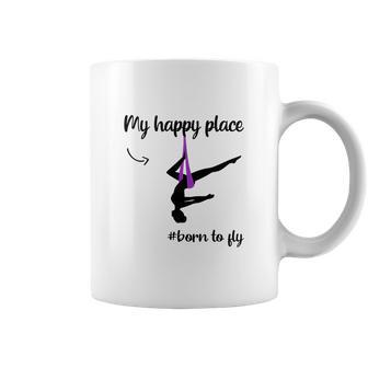 Tasse Pole Dance My Happy Place & #Born to Fly, Style Violet - Cadeauxyz