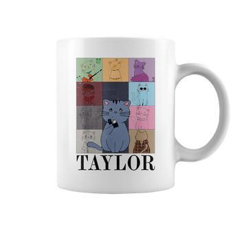 Taylor Personalized Name I Love Taylor Girl Groovy 70'S Coffee Mug - Seseable