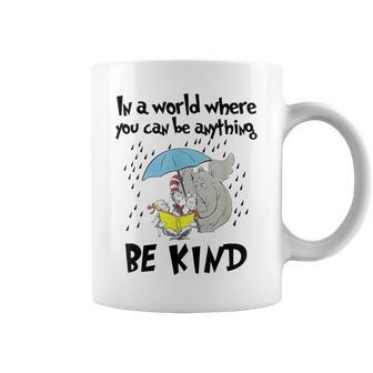 Teacher Life Be Kind For Teacher Cat In Hat Coffee Mug | Crazezy CA
