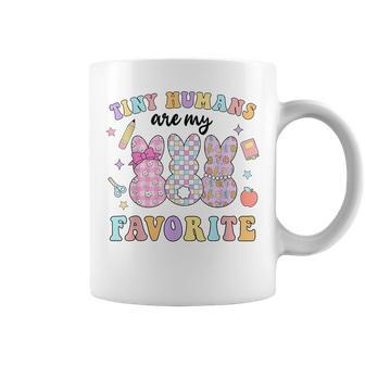 Teacher Tiny Humans Are My Favorite Easter Women Coffee Mug | Mazezy