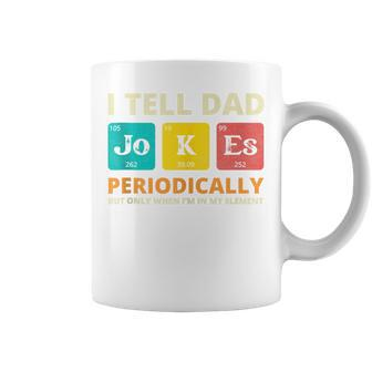 I Tell Dad Jokes Periodically Element Vintage Father’S Day Coffee Mug - Thegiftio UK