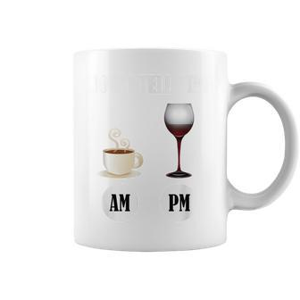 How I Tell Time Coffee And Wine Coffee Mug - Monsterry CA