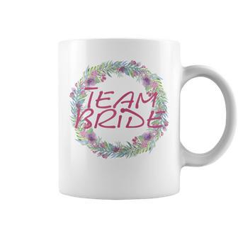 Text Team Bride A Nice For Bachelor Party Hen Party Coffee Mug | Crazezy DE