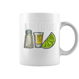 The Three Amigos Lime Salt Tequila Cinco De Mayo Coffee Mug | Mazezy