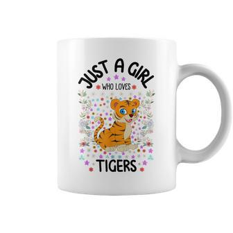 Tiger Lover Cute Tigress Just A Girl Who Loves Tigers Coffee Mug - Thegiftio UK