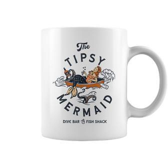 Tipsy Mermaid Dive Bar Coffee Mug - Seseable