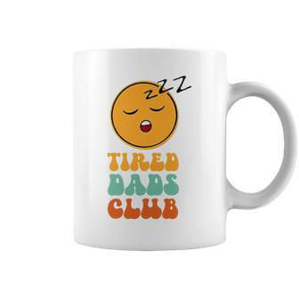 Tired Dads Club Fathers Day Dad Daddy Joke Humor Papa Mens Coffee Mug - Thegiftio UK
