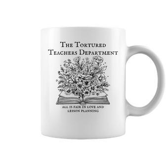 The Tortured Teachers Department Retro Teaching Album Coffee Mug | Mazezy