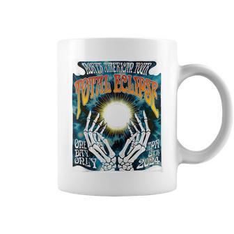 Total Eclipse 2024 Retro North American Concert Tour Coffee Mug - Monsterry DE