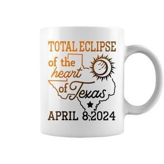 Total Eclipse Of The Heart Of Texas April8 Coffee Mug | Mazezy