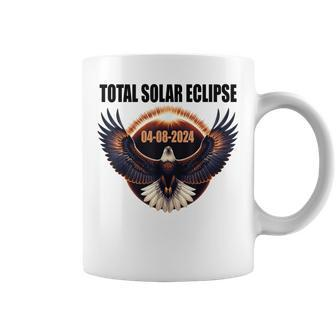 Total Solar Eclipse 2024 Eagle Ender The Eclipse Coffee Mug | Mazezy