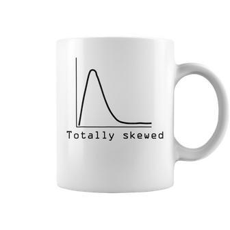 Totally Skewed A Maths Statistics Coffee Mug - Monsterry UK