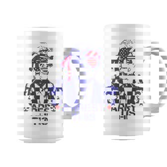 Trump Arrest This Trump 2024 Convicted Felon On Back Coffee Mug | Mazezy