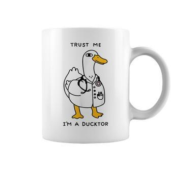 Trust Me I'm A Ducktor Doctor Sayings Coffee Mug - Thegiftio UK