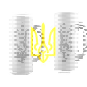 Ukraine Armée Trident Symbole Moyen Ukrainien Zelensky Vert Tasse - Cadeauxyz