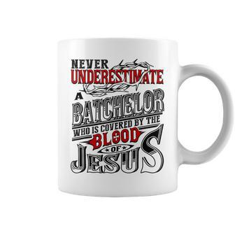 Never Underestimate Batchelor Family Name Coffee Mug - Seseable