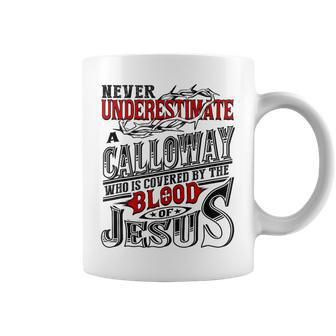 Underestimate Calloway Family Name Coffee Mug - Seseable