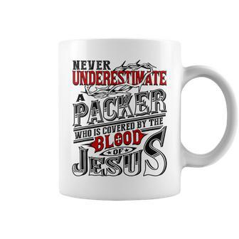 Never Underestimate Packer Family Name Coffee Mug - Seseable
