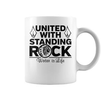 United With Standing Rock Water Is Life Coffee Mug - Monsterry CA