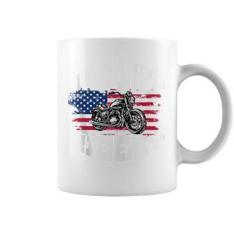 Us American Flag Biker Motorcycle T For Women Coffee Mug - Monsterry AU