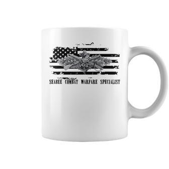 Us Navy Seabee Cb Combat Warfare Specialist Men Women Coffee Mug - Monsterry DE