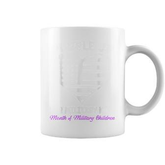 Usa Flag Military Child Month Coffee Mug - Seseable