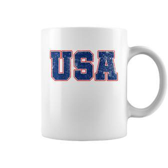 Usa Flag Us Flag American Flag United States Of America Flag Coffee Mug - Monsterry AU