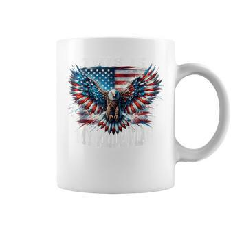 Usa Patriotic American Flag Usa Eagle Flag 4Th Of July Coffee Mug - Monsterry UK