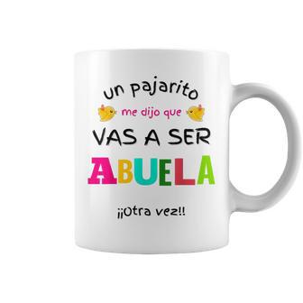 Vas A Ser Abuela Otraez Sorpresa Anuncio Embarazo Abuelos Taza de café - Regaloses