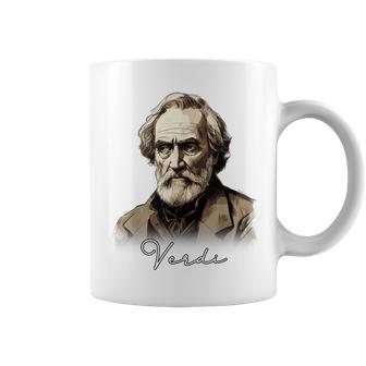 Verdi Portrait Italian Opera Coffee Mug - Monsterry CA